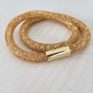 Swarovski Stardust Deluxe Crystal Filled 23k plate